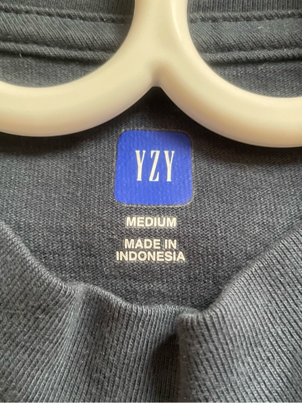Yeezy x GAP x Balenciaga baggy 3/4 seamless small logo tee shirt - SIZE M - Picture 3 of 5